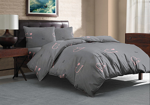 Комплект постельного белья 2,0сп LUCKY (пододеяльник 175х215см, простынь 200х220см, наволочки 50х70см-2шт) Для него поплин хлопок 100% 000000000001218232