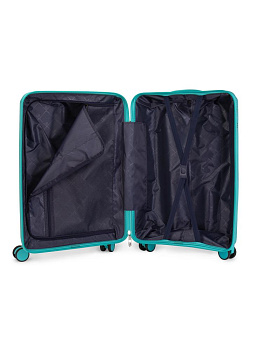 Чемодан на колесах S (36х22х55см) ромб тиффани PP 000000000001226546