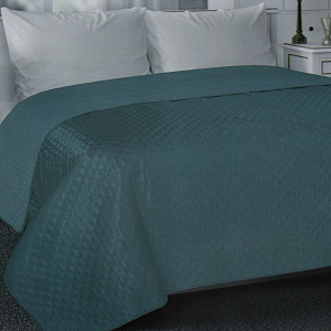 Покрывало DeN Палермо 190х220 атл/мат изумрудный геом2 U000238 000000000001203066