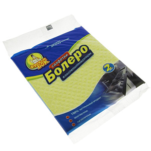 Набор салфеток для уборки Болеро Биосфера, 18х20 см, 2 шт. 000000000001020912