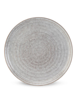 Тарелка обеденная 28см серый керамика 000000000001228343