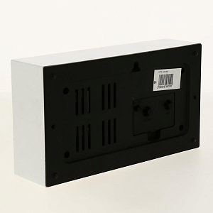 Часы настольные 6714 С термометром и гигрометром, зелёный 000000000001158340