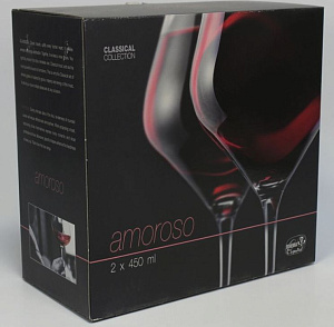 Набор бокалов для вина 2шт 450мл BOHEMIA Cristal Грандиосо 000000000001172575