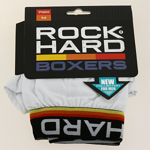 Трусы муж. Rockhard BOXERS M белый 95%хл 5%эл G000162 (M) 000000000001195839