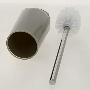 Щётка для унитаза DE'NASTIA трапеция бежевый пластик 000000000001200444