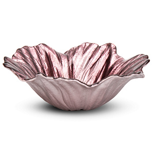 Ваза-конфетница 13,5см GLASSCOM Цветок Purple стекло 000000000001219178