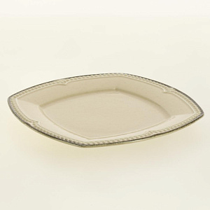 Тарелка десертная D21см DE'NASTIA DONNA персиковый фарфор 000000000001209940