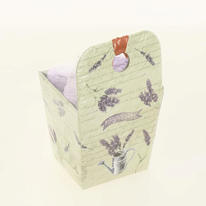 Набор махровых салфеток 4шт 30х30см ЭТЕЛЬ Lavender плотность 340г/м2 хлопок 000000000001209816