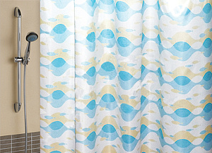 Штора для ванной V-Line, 180х180 см, полиэстер 000000000001022718