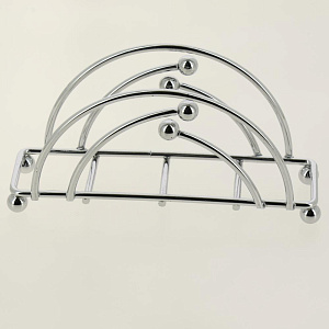 Подставка для салфеток 15х5,5х7см МУЛЬТИДОМ Арка металл 000000000001205879