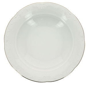 CAPRICE Тарелка суповая 22см Отводка платина CPR22CK220 000000000001189516