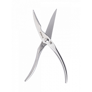 Ножницы кухонные 24,5x3,5x1,4см DE'NASTIA металлик нержавеющая сталь 000000000001225973