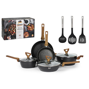 Набор посуды для приготовления 11 предметов BAKER`S SECRET GRANITE алюминий 000000000001217820