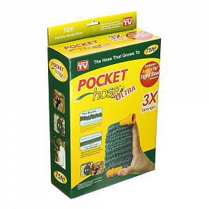 Шланг садовый с лейкой Pocket Hose Ultra Bradex, 22 метра 000000000001145002