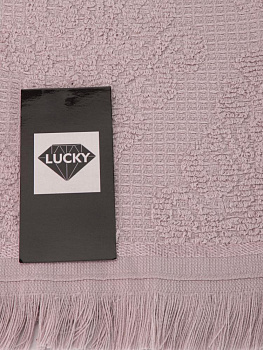Полотенце кухонное 30х60см LUCKY сирень жаккард-махра хлопок 100% 000000000001225109