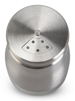 Перечница 5,8х9,2см 140мл нержавеющая сталь/стекло 000000000001228446