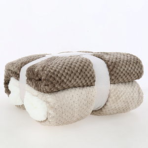 Плед 200x220см LUCKY Градиент коричневый полиэстер 000000000001191100