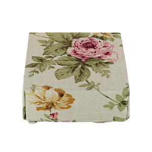 Декоративная корзинка Вилла Arloni, бежевый, 35х35 см, хлопок 000000000001126524