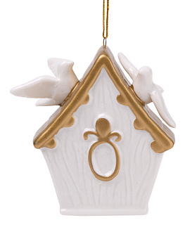 ДУ Скворечник 8,7х7,5х3,9см фарфор 78518 000000000001179642
