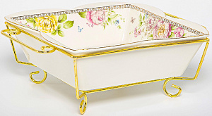 Салатник глубокий 1,9л 260мм BALSFORD МЭРИДИТ на металлической стойке ПУ фарфор 000000000001206180