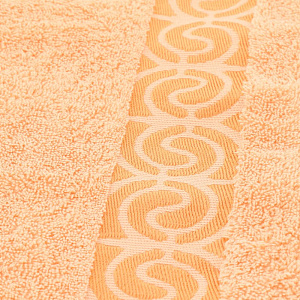 Полотенце 70х130см CLEANELLY BASIC Колоннэ махровое плотность 460гр/м персиковый 100% хлопок ПЦ3501-4538,13-1318 000000000001205529