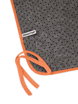 Подушка на стул 40x35x38см DE'NASTIA мемори оранжевый полиэстер 000000000001196016