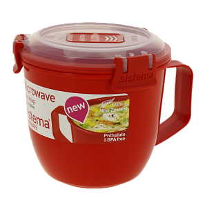 Кружка суповая 565мл SISTEMA Microwave с клапаном пластик 000000000001197083