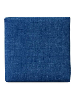 Пуфик складной 30х30х30см куб синий рогожка 000000000001226405