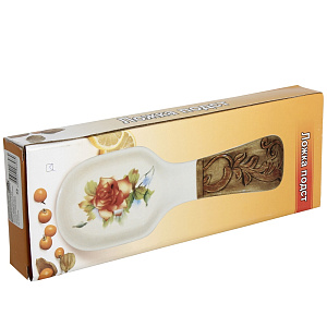 Ложка-подставка Розы Коралл 000000000001119128