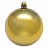 Декоративное украшение Шар 10см MANDARIN золотой пластик 000000000001209363