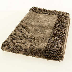 Коврик универсальный 60х100см LUCKY Стоунвош2 коричневый хлопок 000000000001199816