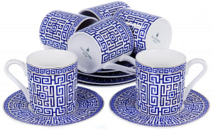 Сервиз кофейный 12 предметов BALSFORD Мармарис Мугла  фарфор 000000000001185932
