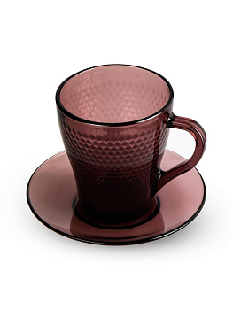 ИДИЛЛИЯ Набор чайный 12 предметов LUMINARC лилак стекло 000000000001226234