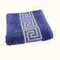 Полотенце 50х90см CLEANELLY Грэко махровое плотность 460 гр/м синий 100% хлопок ПЦ2601-4346,19-3964