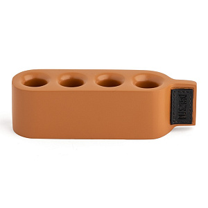 Подставка для зубных щёток DE'NASTIA Джинс эффек коричневый полирезина 000000000001214359