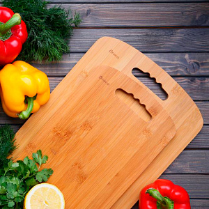 Разделочная доска Bravo, 22х15х1 см, бамбук 000000000001169795