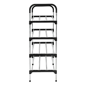 Обувница 4-х ярусная 56х28х80см LUCKY металл/пластик 000000000001222575