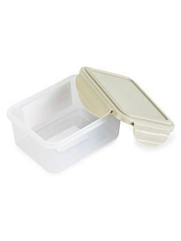 Контейнер с крышкой 500мл PHIBO SMART LOCK прямоугольный светло-серый пластик 000000000001229617