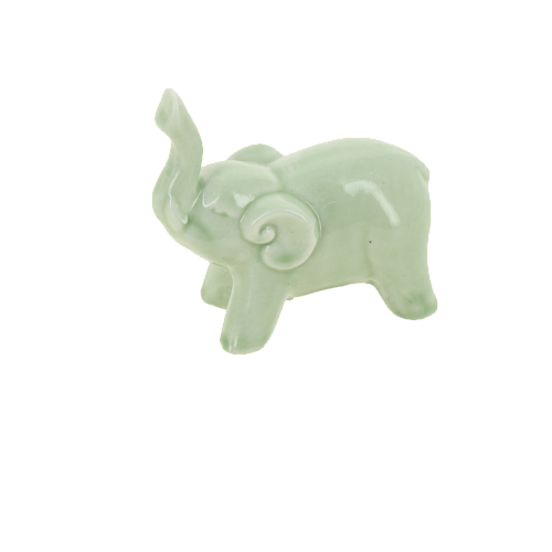 Фигура декоративная "Слон" светлозеленый 6х3х6,5см R011159 000000000001200314