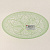 BOHO Тарелка десертная 19,5см PASABAHCE зеленый стекло 000000000001177392