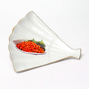 Икорница 20,5х21х3см GUTERWAHL Party Time Красная икра фарфор 000000000001197792