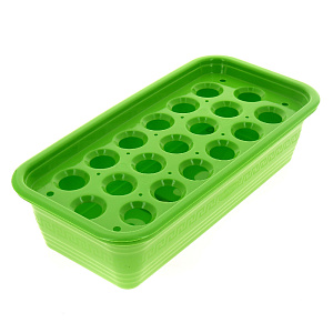 Ящик с лотком для выращивания зеленого лука 380*190*95 зеленый C1301 пластик Ящик с лотком для выращивания зеленого лука 380*190*95 зеленый C1301 пластик 000000000001182778