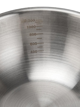 Миска 1,2л 19см нержавеющая сталь 000000000001229396