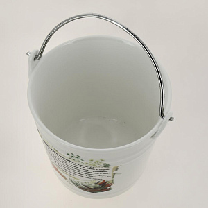 Салатник-ведерко 15х13,9х14,3см LARANGE Квашеная капуста фарфор 000000000001079656