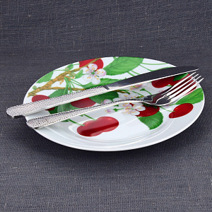 Набор столовый ESTETICA Вишня, фарфор, 20 предметов, M34007 000000000001094382