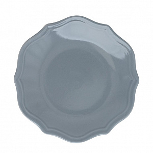 Тарелка десертная 21см DE'NASTIA Romeo серый глянцевый керамика 000000000001216763