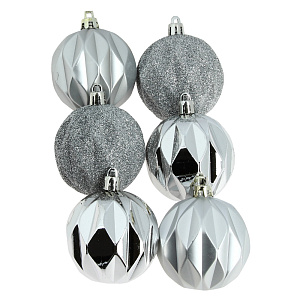 Набор елочных игрушек Вьюга Посуда Центр, 6 см, 6 шт. 000000000001161817