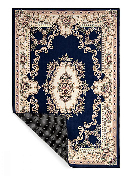 Коврик придверный 60x90см LUCKY Мол 3 тёмно-синий/бежевый полиэстер 000000000001200464