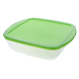 Форма для запекания и хранения 25х22х7см PYREX Cook&Store с крышкой стекло 000000000001088913