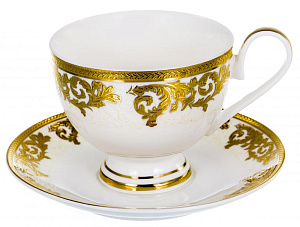 Набор чайный фарфор 12шт 6чашек 230мл+6 блюдец круглая подарочная упаковка САКСОНИЯ BALSFORD 125-14004 000000000001193939